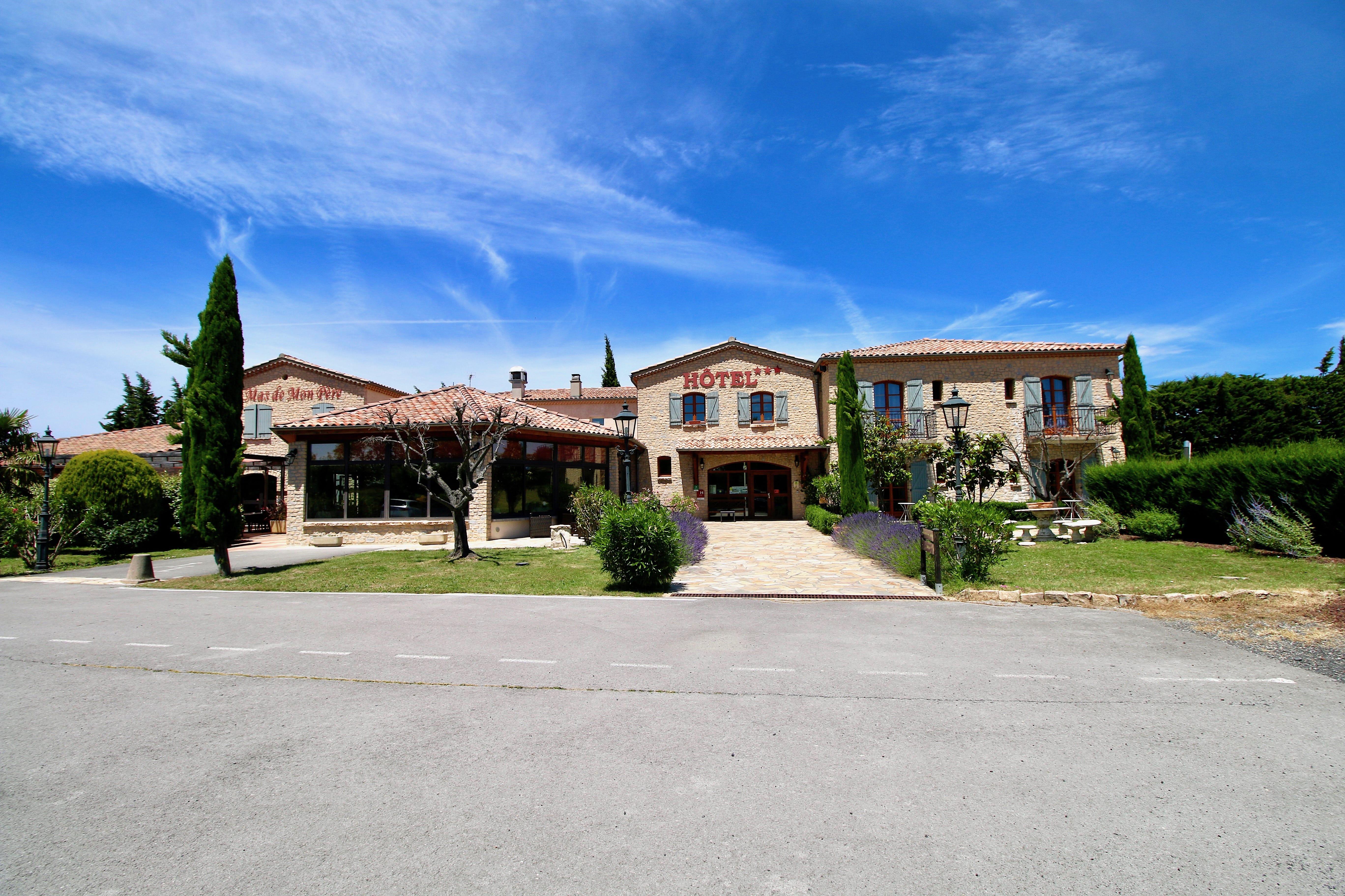Logis Hotel Restaurant Le Mas De Mon Pere Saint-Jean-le-Centenier Εξωτερικό φωτογραφία